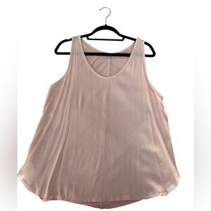 LOFT Light Pink Sleeveless Tank Top Blouse